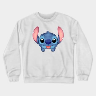 lilo and stitch funny cute stitch cute Crewneck Sweatshirt